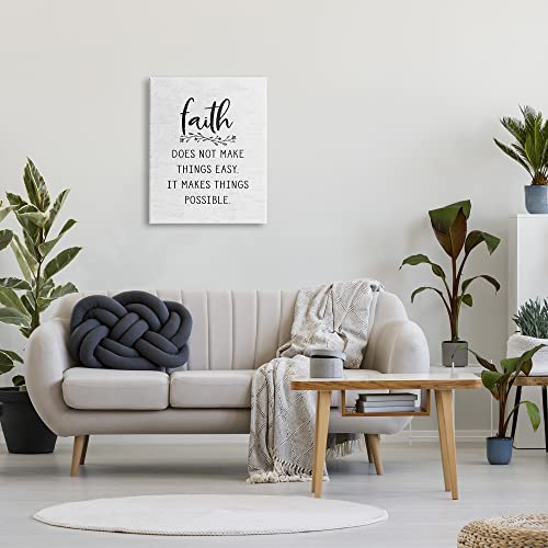 Image of Stupell Industries 'Encouraging Faith Quote Rustic Botanical'| Canvas Art