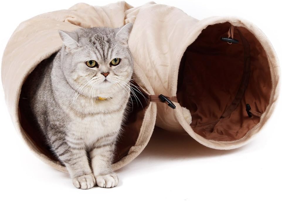 Schön Katzentunnel Faltbar - Spieltunnel Mit Rascheleffekt & Ball Für Katzen