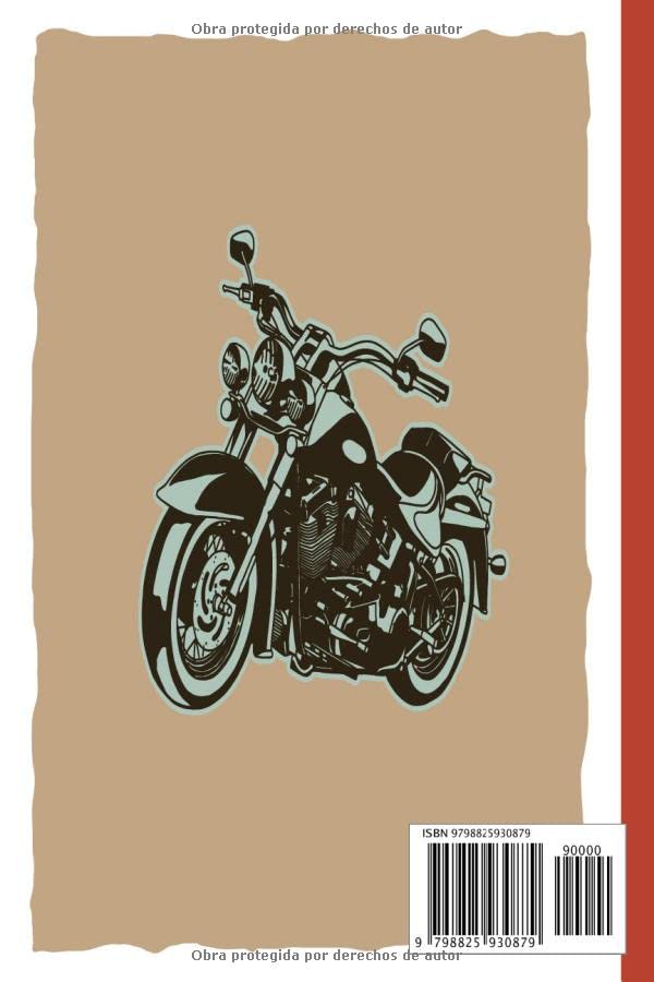 Miniatura 2 de Cuaderno de la motocicleta Cuaderno de motocicleta, cuaderno de papel rayado para la escuela, estudiantes, regalo para niños, niñas, adolescentes,