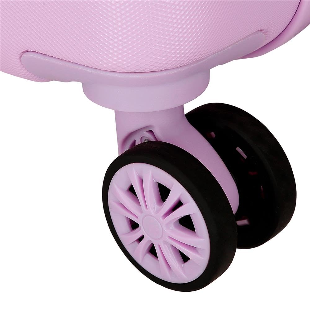 Sanrio Kuromi Retro Pop Viola Valigia da Cabina 38x55x20 cm Rigido ABS Lucchetto a Combinazione Laterale 35L 2.5kg 4 Doppie Ruote
