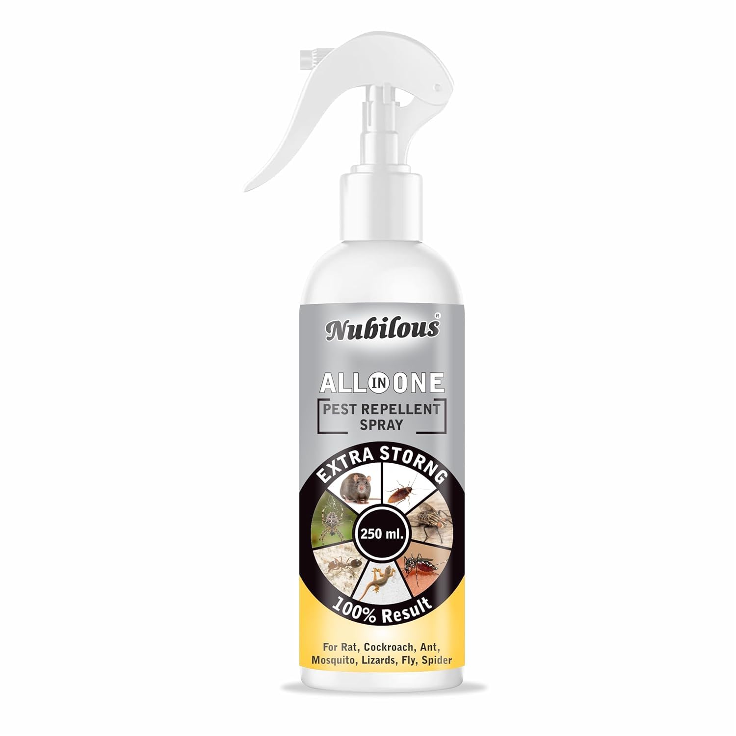 All in One Pest Repellent Spray, Extra Strong Natural Formula for Rat, Cockroach, Ant, Mosquito, Lizard, Spider Control, 250ml-image-38