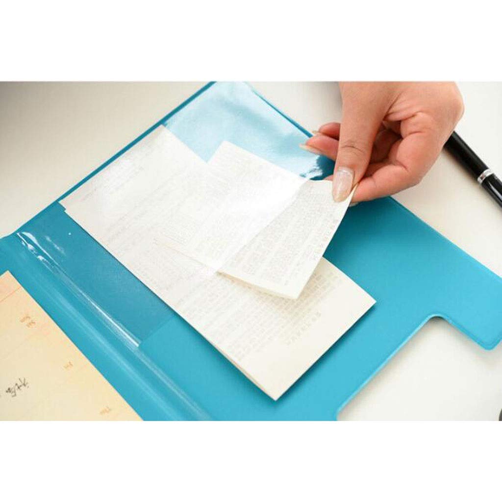 klipboard Schowek A5 Rozmiar 6.8x9.2 Cali Clip Deski Lekkie Przenośne Niski profil Klip Nadaje się do biura, szkoły, podróży służbowej do biura i domu (Color : B)