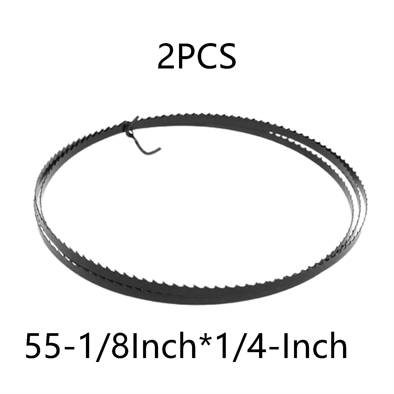 Brzeszczoty taśmowe premium, 55-1/8 cala x 1/4 cala x 6TPI, brzeszczoty taśmowe z włókna węglowego, wytrzymałe, przenośne narzędzia do obróbki drewna, 2 szt.