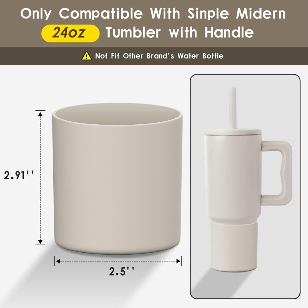 BKBY Glitter Boot For Simple Modern Tumbler - Protective Silicone Sleeve For 24/30/40 Oz Trek Collection - View #5