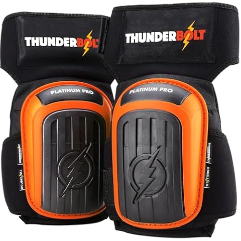Thunderbolt Heavy Duty Gel Knee Pads Cover
