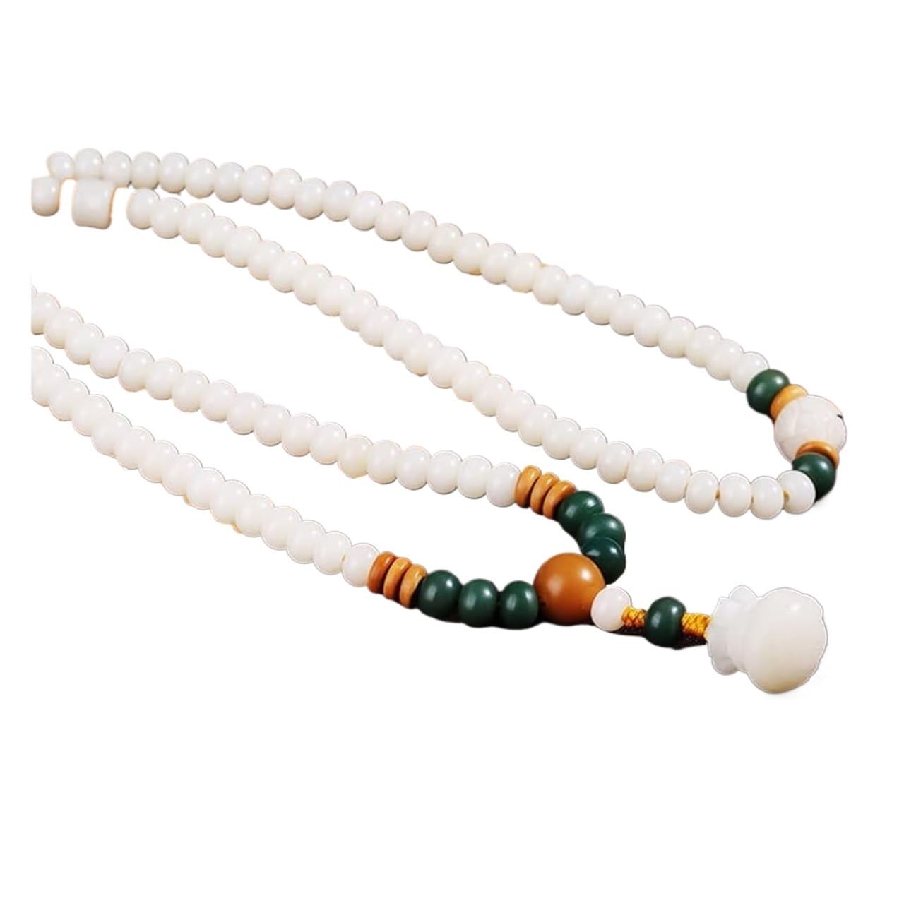 Bracciale con Perline Bodhi in Giada 108 Collana Buddha