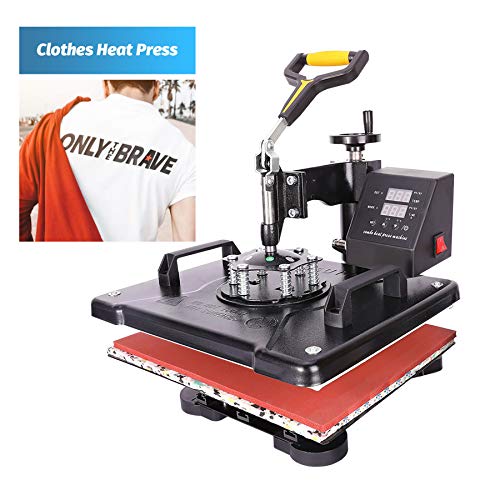 image for CO-Z 110V Heat Press 360 Degree Swivel Heat Press Machine Multifunctio