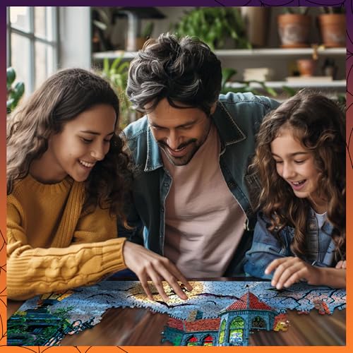 Rompecabezas White Mountain de 1000 piezas, Enter If You Dare, piezas grandes, ideal para adultos y familia, 24''x30'' miniatura 4