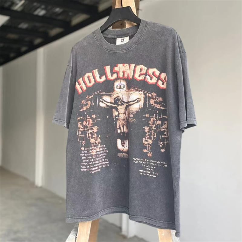 GenericNew World Justins Biebers T Shirt Men Women Vintage Washed Heavy Fabric T-shirts Tops Tee (3, XL)