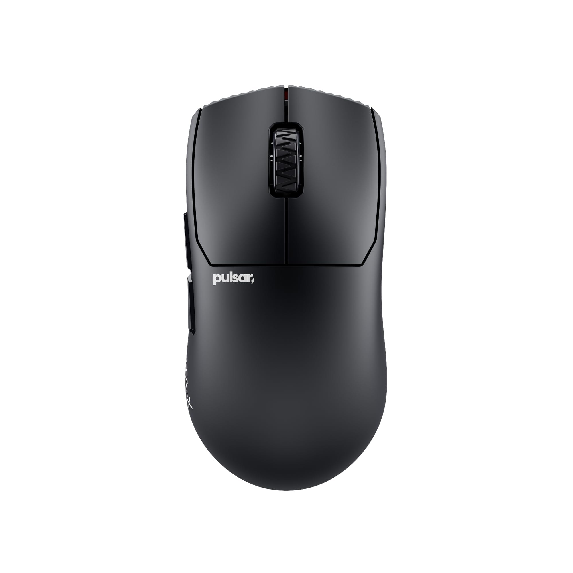 Pulsar Gaming Gears Pro STA-X Ratón Gaming, Mediano, Negro Stealth | Ligero 2.11 oz (60g), Simétrico, Laterales planos, Joroba central, Agarre Palm/Claw relajado, XS-1, 32K DPI, 8K
