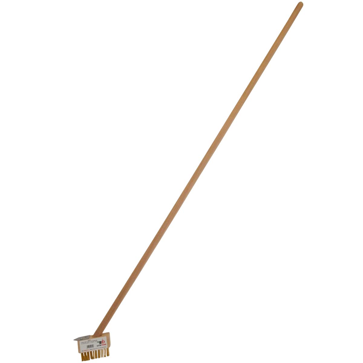 SHW-FIRE Fugenbürste und Unkrautbürste mit Stahlborsten und 150cm Stiel