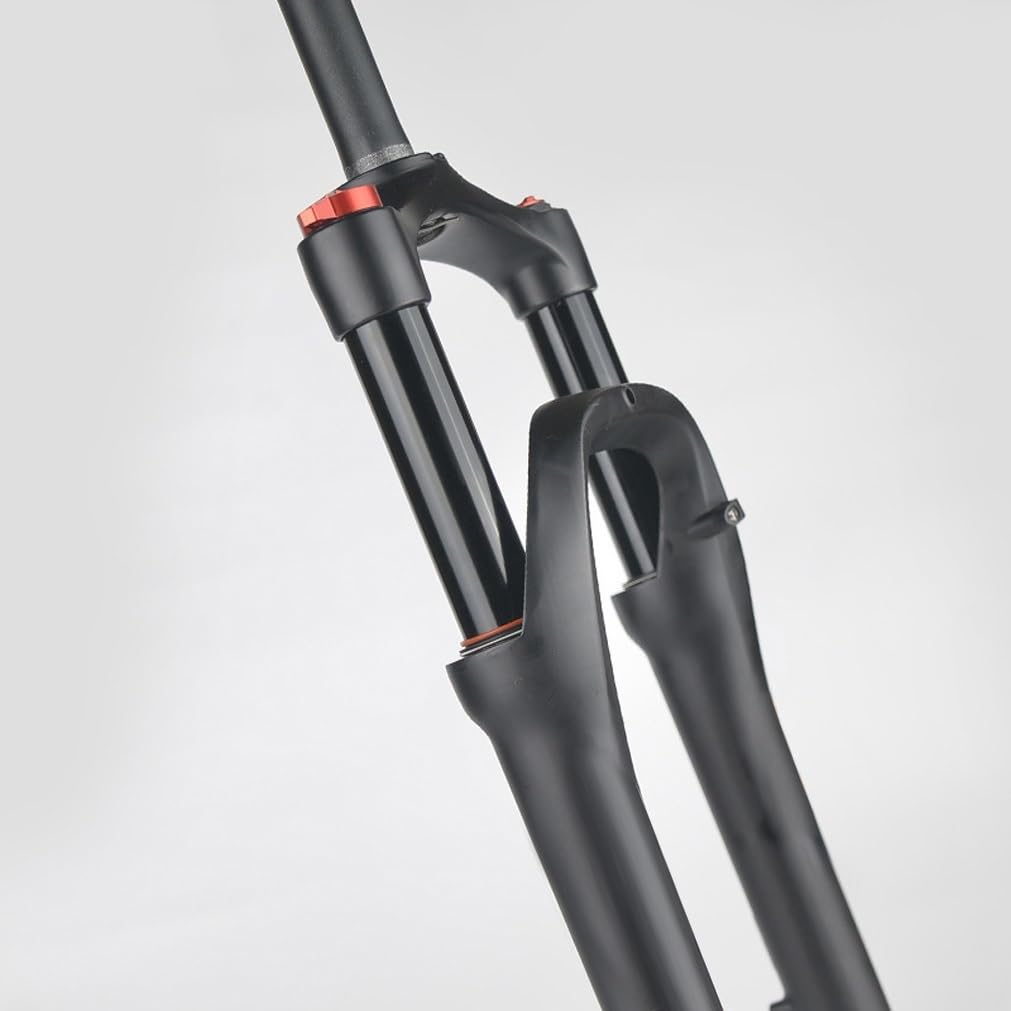 HIMALO Fourche De Suspension Pneumatique 26" Pour Fat Bike / VTT - Débattement 140mm, Frein Disque, Compatible Pneu 4.0 (Or)