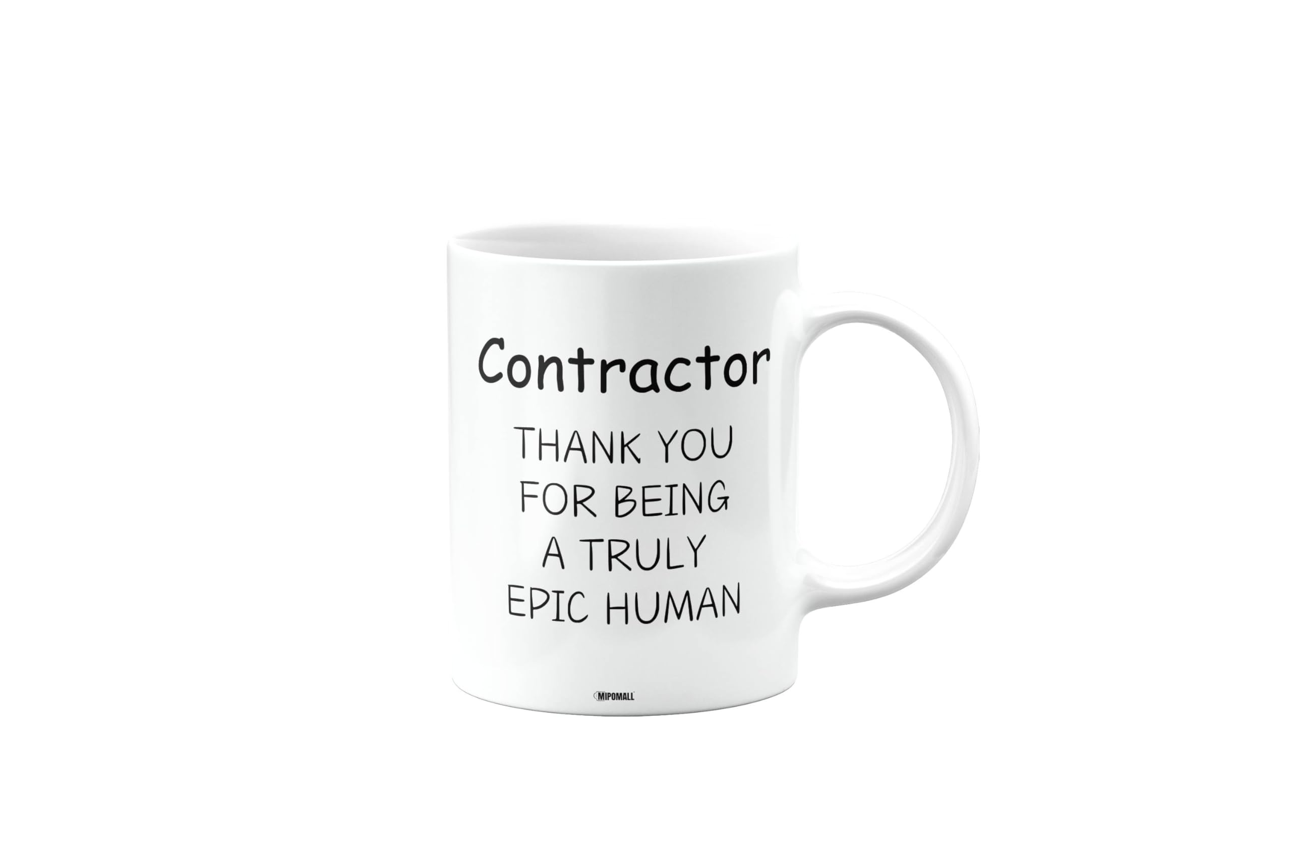 MIPOMALL Thank You Mug Present for Contractor, Appreciation Gift for Men or Women, Happy Birthday, Presents for Christmas, Thank You Being a Truly Epic Human, mm-CA_175_51 — image 1