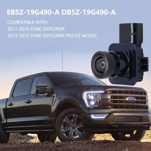 Image of Park Assist Camera Backup Camera Compatible with Ford Explorer 2011 2012 2013 2014 2015, Rear View Backup Camera Replace# EB5Z-19G490-A DB5Z-19G49