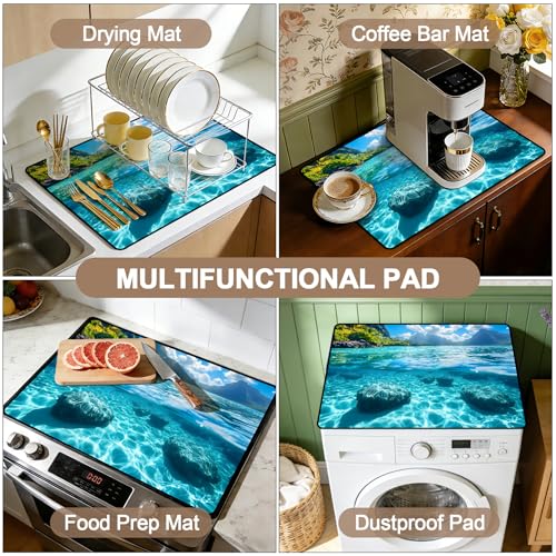 Image of Stove Burner Covers Non-Slip Electric Cooktop Protector Mat (G253396)