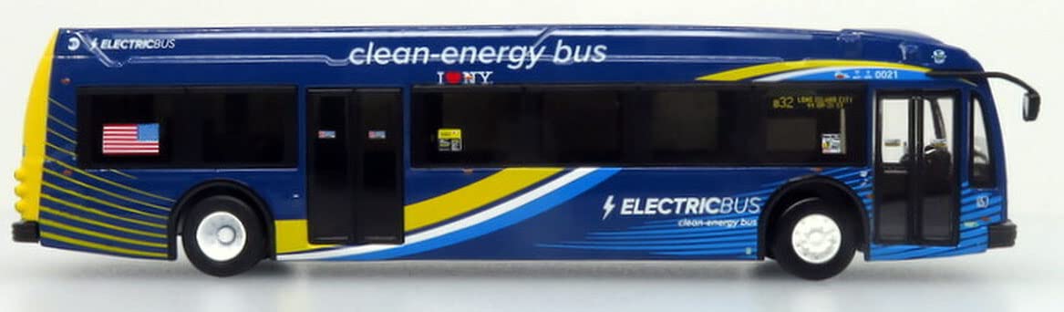 Amazon.com: Iconic Replicas Proterra Catalyst ZX5 Diecast Bus MTA