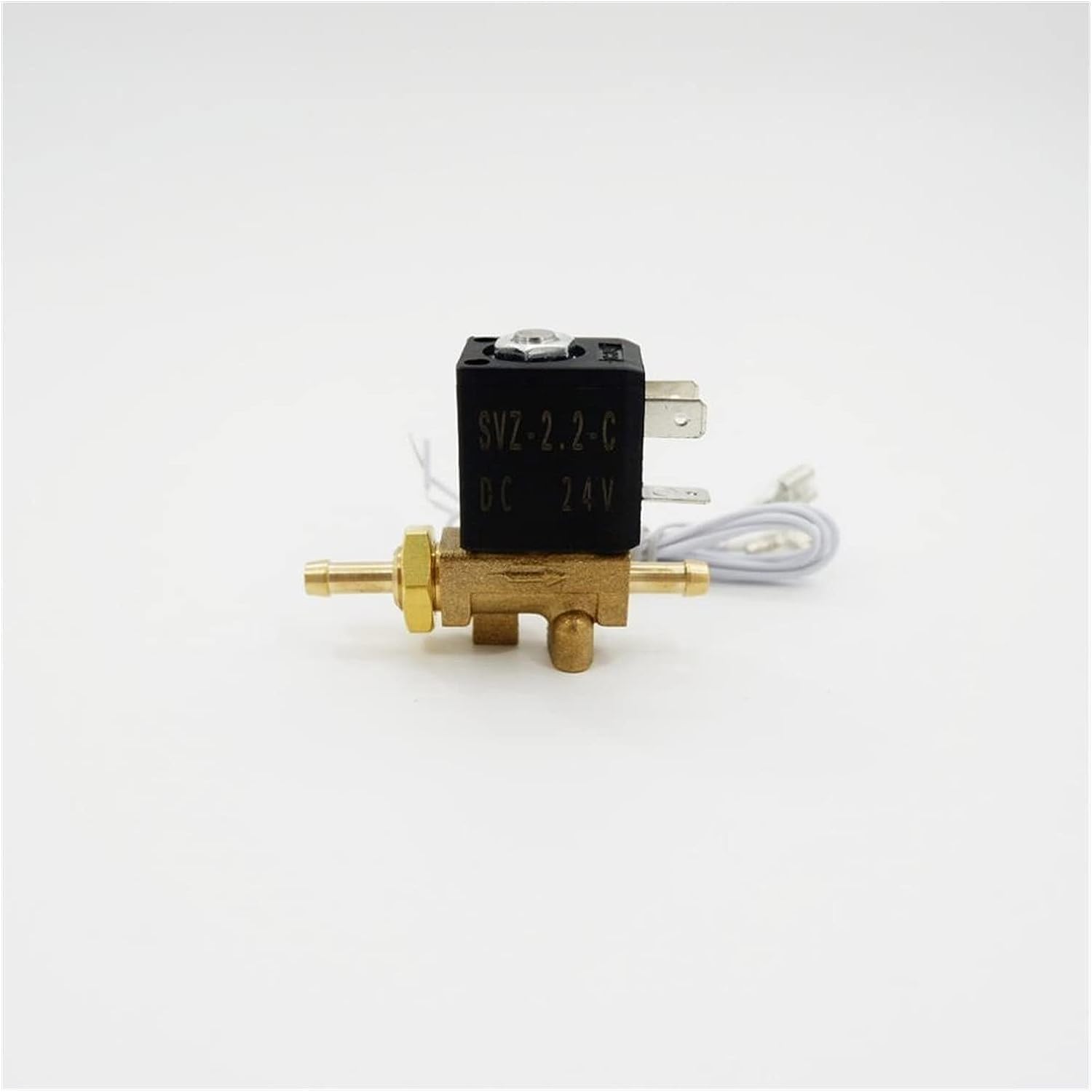 TREDSWQCV Valve Solenoid Back-Flush Type Normal Closed Bayonet SVZ-2.2-C AC DC 24V 36V 220V 2 Position Way M12* 1 (Specification : Orifice ., Voltage DC12V)(Dc12v)
