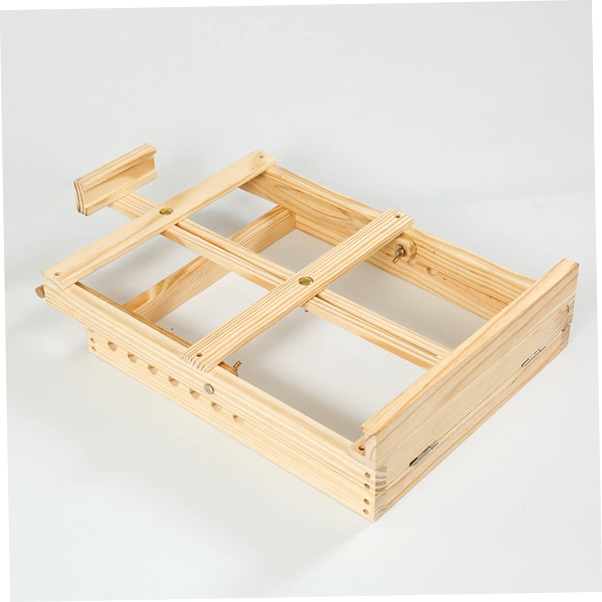 Kiefernstaffelei als Tischstaffelei für Künstler und Kinder | Holz und Metall, Schlichtes Klassisches Design, für Innenbereiche und Geschäfte, auch Freien Nutzbar