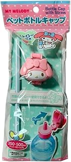 サンリオ マイメロディ ペットボトルキャップ ストロー付き