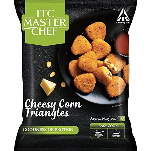 ITC Master Chef Cheesy Corn Triangles, 320 g