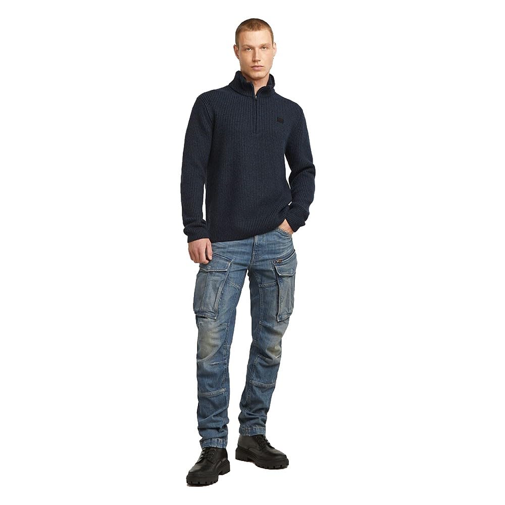 G-Star Double Collar Half Zip Knit Suéter pulóver Hombre
