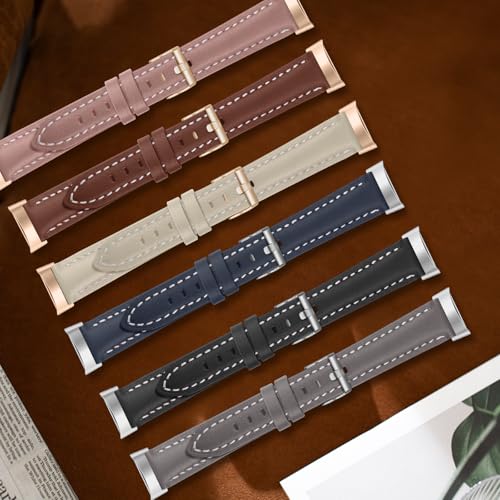 Correa de cuero Slim para Fitbit Charge 6 y 5 miniatura 6