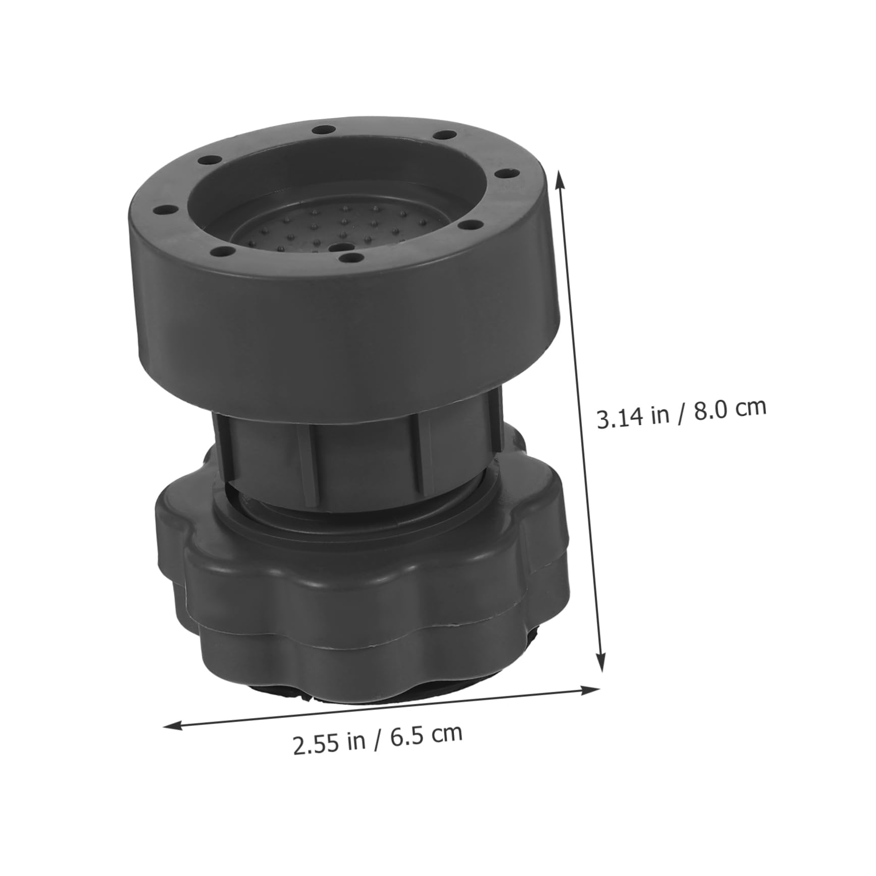 Piedini per Lavatrice Antivibrazione 8 Pezzi Pp Pvc Antiscivolo