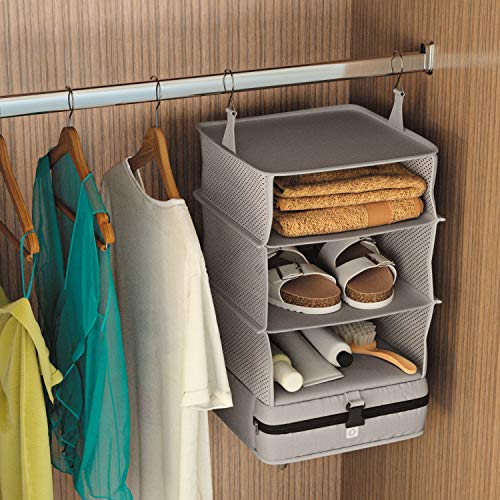 Organizador de roupas para Viagens e closet, Quadrado, CST6040, Euro Home