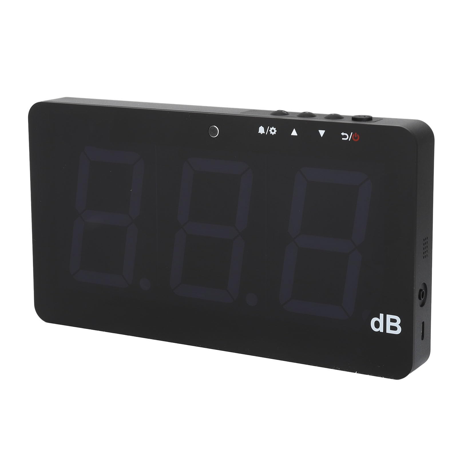 Digitales Schallpegel-Messgerät mit Dezibel-Messung, 24,4cm LCD-Display, 30-130dB Messbereich, 3600mAh Akku für Büro Fabrik Zuhause Wandmontage möglich