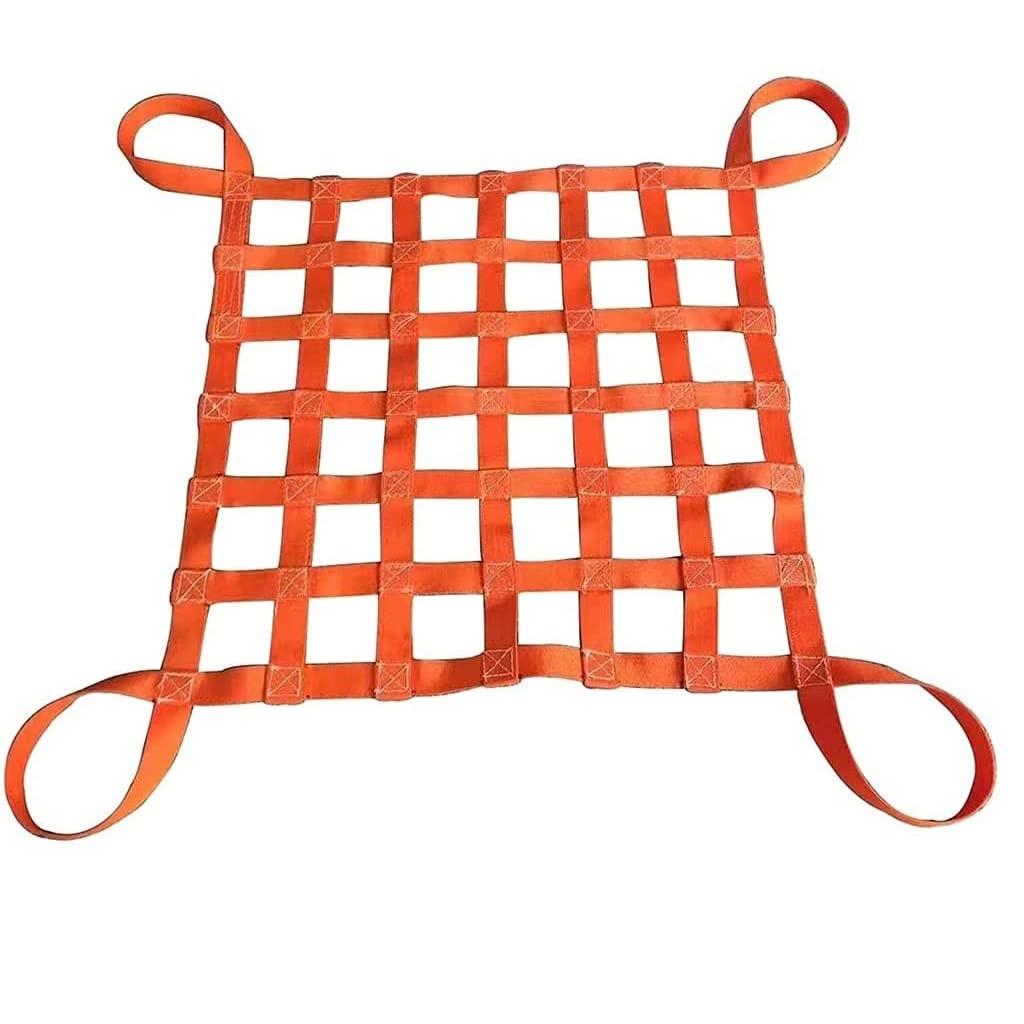 GTHTUHFD Cargo Net Roof Hammock Net Heavy Duty Lifting Net Cargo Lifting Nets Cargo Net Cover Garden Climbing Net Durable Cargo Net Cover Lifting Net Straps,2.5t-3X3m