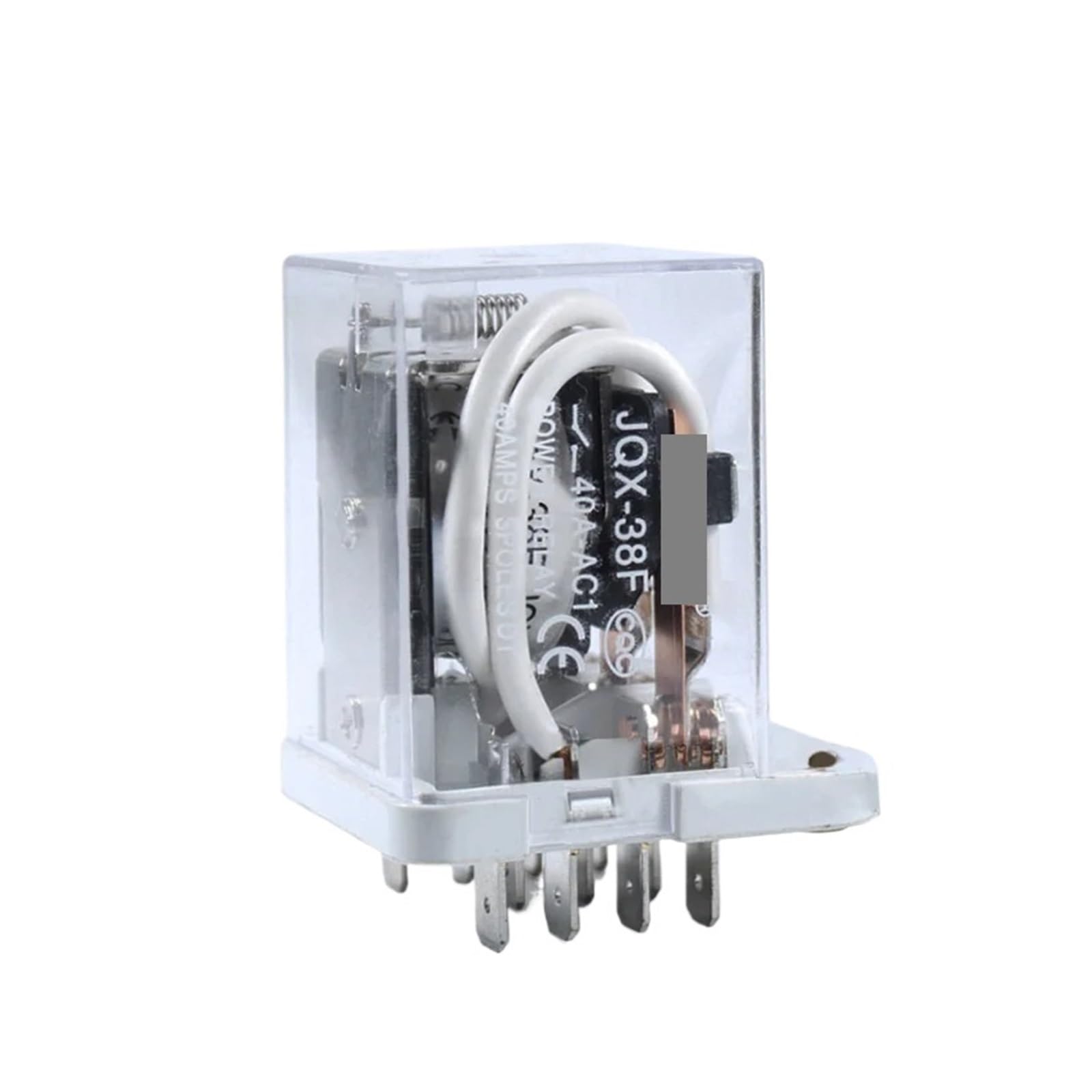 LLBOGRGGN JQX-38F 3Z DC12V DC24V AC110V AC220V Coil 40A power relay Intermediate relay Electromagnetic Relay 3PDT 11 Pin