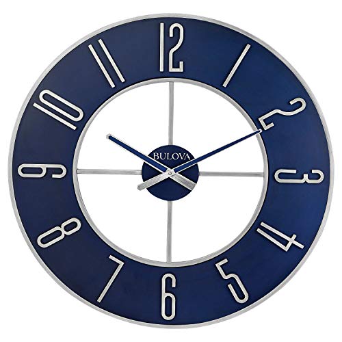 27 Blue Steel Oversize Wall Clock