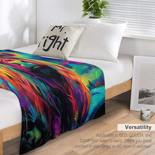 Couverture en flannel douce lavable en machine pour éliminer le froid du lit