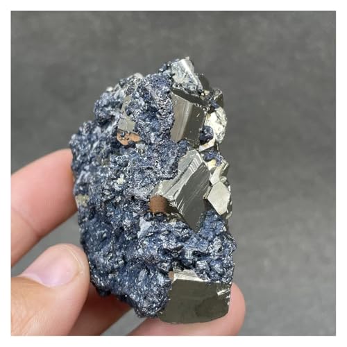 Pierre de Cristal de Pyrite et Quartz, Cadeau Idéal pour Collectionneur