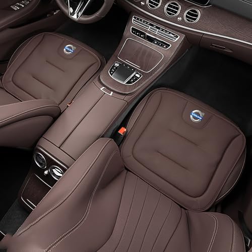 車用 シートクッションセット ボルボ XC40 2018-2024 2025 対応 通気性 滑り止め 四季汎用 カーシートカバー 車専用設計 座布団 クッション 簡単取付 前後座席対応 シートプロテクターパッド 車内インテリア用品,モカブラウン [並行輸入