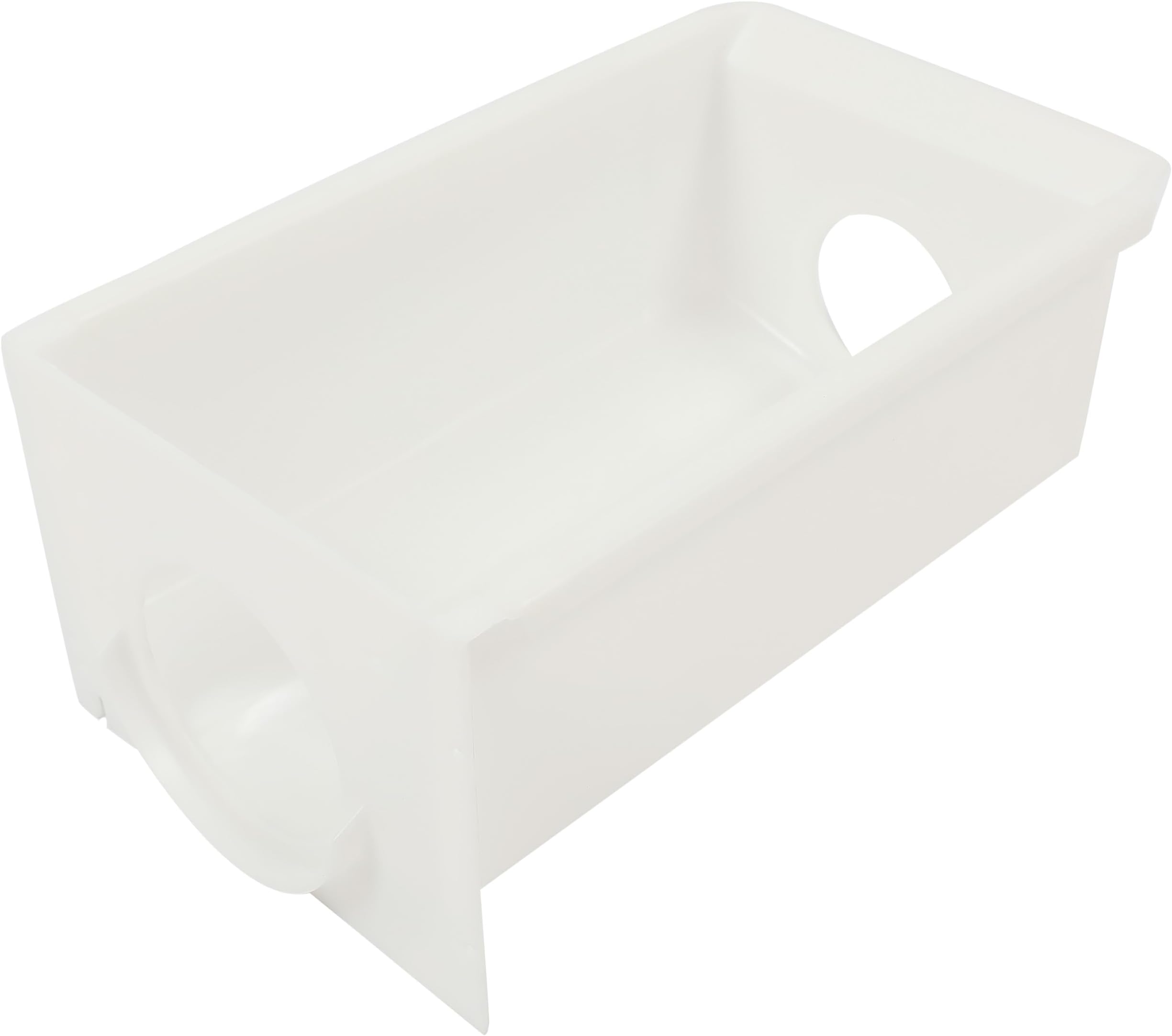 KojemW10850492 Refrigerator Ice Container Compatible with Whirlpool Amana Maytag Kenmore Refrigerator Ice Bucket ABS Plastic Replacement for W10670844, W10138193, AP5989704, PS11731153, 4378073