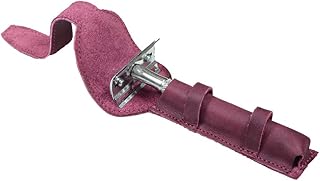 Hide & Drink, Leather Double Edge Safety Razor Protective Case/Shaving Travel Pouch Handmade :: Sangria