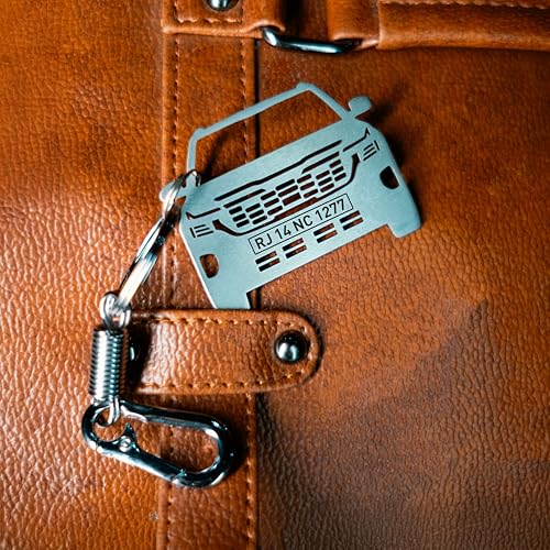 Image of Stainless Steel Car Key chain For Men With Premium Metal personalised car key chain| keyc hain for car | key chains for men | Car Keychain Key Ring