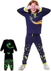 Pijama infantil Menino e Menina Neon, Abelhinha, Capivara, conjunto inverno, manga longa, algodão