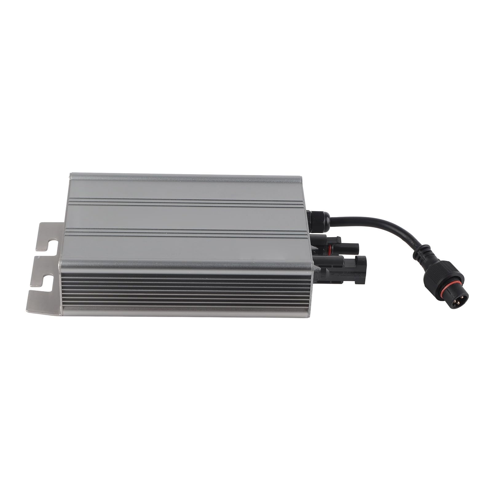 FTVOGUE Microinversor de Conexión a Red Solar, Inversor Conectado a Red de Onda Sinusoidal Pura de Aleación de Aluminio 600W MPPT 18 a 50V IP65 230VAC para Panel Solar, Uso en Exteriores en la (600W)