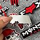 RAXLUPO Aufkleber Wasserdicht Motorrad Aufkleber Hochwertige Sticker für Motorradhelm, Skateboard, Auto Und GeläNdemotorräder