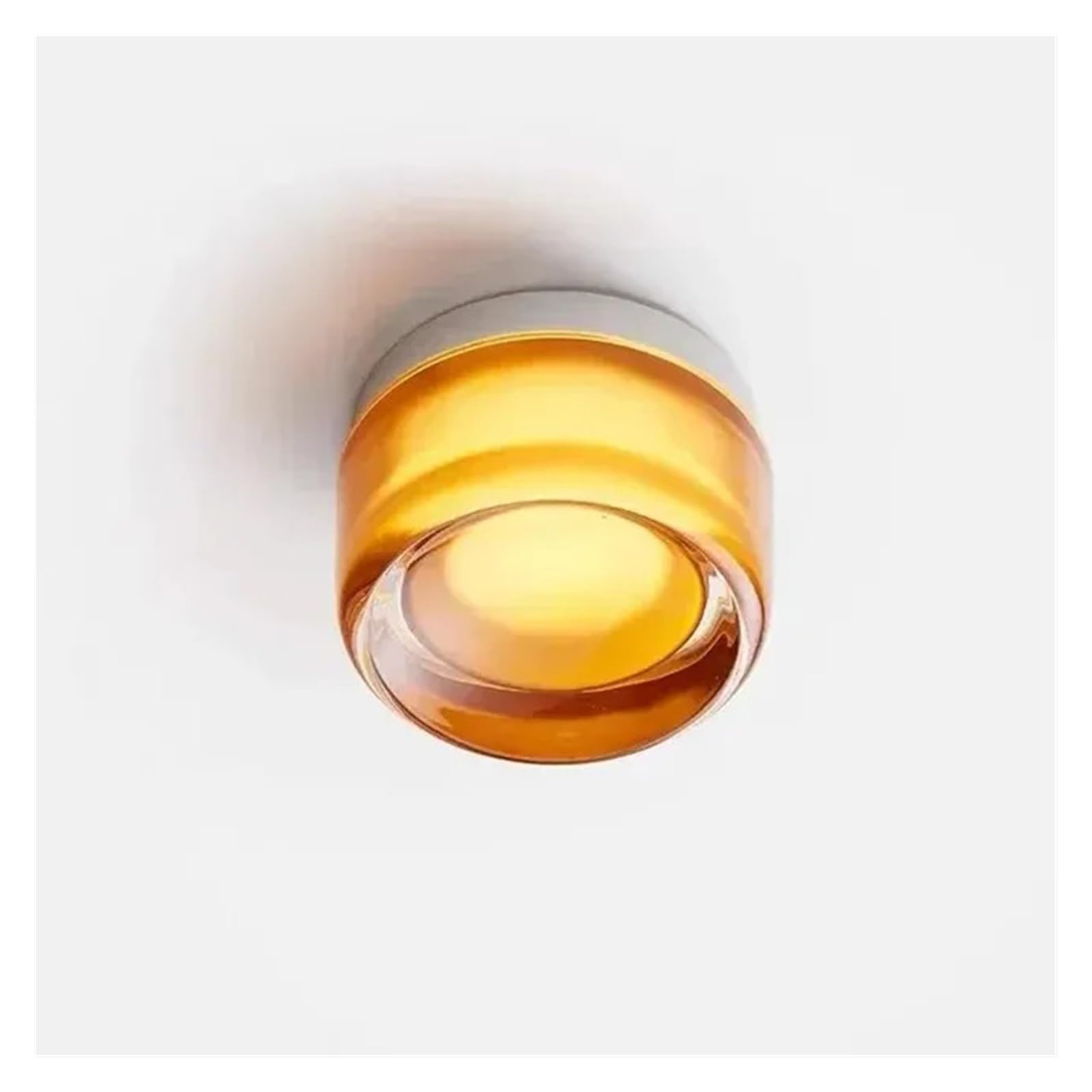 KUNYOS Modern Round Wall Lamp LED Acrylic Light Sconce Living Room Aisle Corridor Bedroom Bathroom Home Decoration Indoor Lighting(Cold White,C)