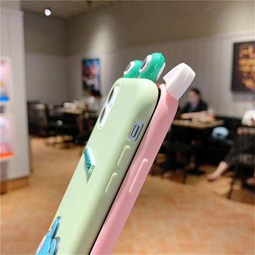 Miniatura 10 de Linda funda de dibujos animados compatible con Samsung Galaxy S20 FE, funda protectora de goma de silicona suave con personaje de muñeca de cachorro