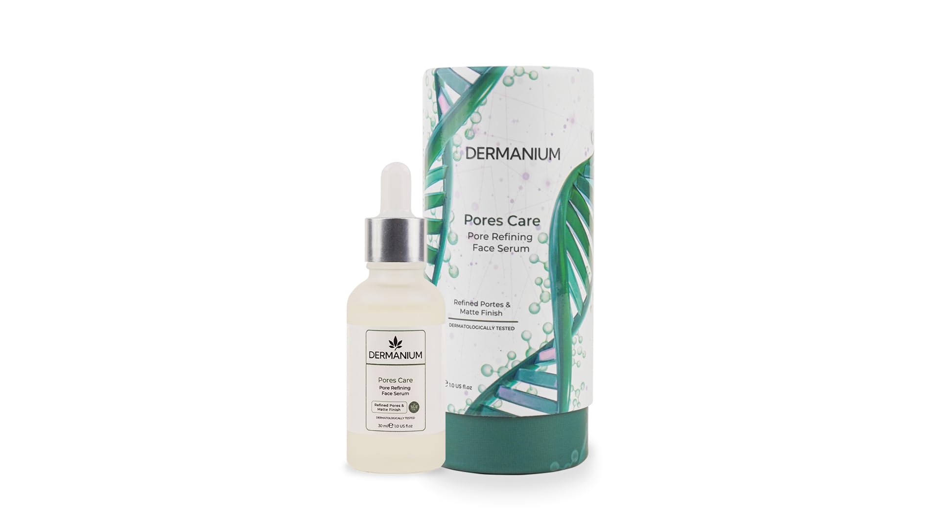 Dermanium Pores Care Serum - %100 Ozonize Zeytin, Susam, Argan ve Jojoba Yağı, Gözenek Karşıtı Bakımı, Matlaştırıcı ve Yumuşatıcı Yüz Yağı, Yağlı ve Karma Cilt Bakım Serumu, 30 ml
