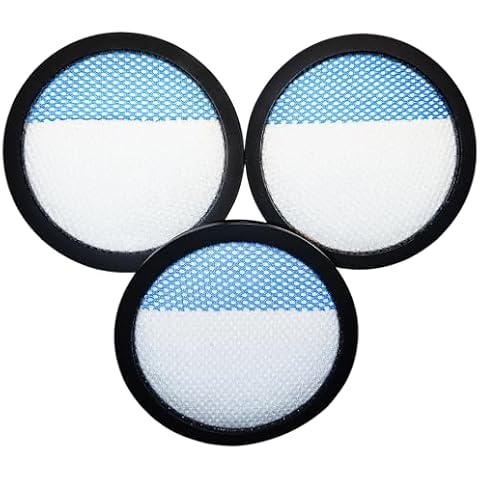 Dttery Filter Compatible A32SV720N Replacement Part for Ryobi 18V ONE+ Cordless Pet Stick Vacuum PCL720, PBLSV716, PBLSV717, 3 Pack Cover