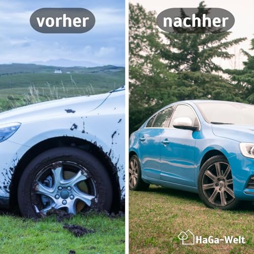 HaGa Rasenschutzgitter 2m Breite (Meterware) aus Kunststoff - Robustes befahrbares Rasengitter für Garten und Rasenflächen