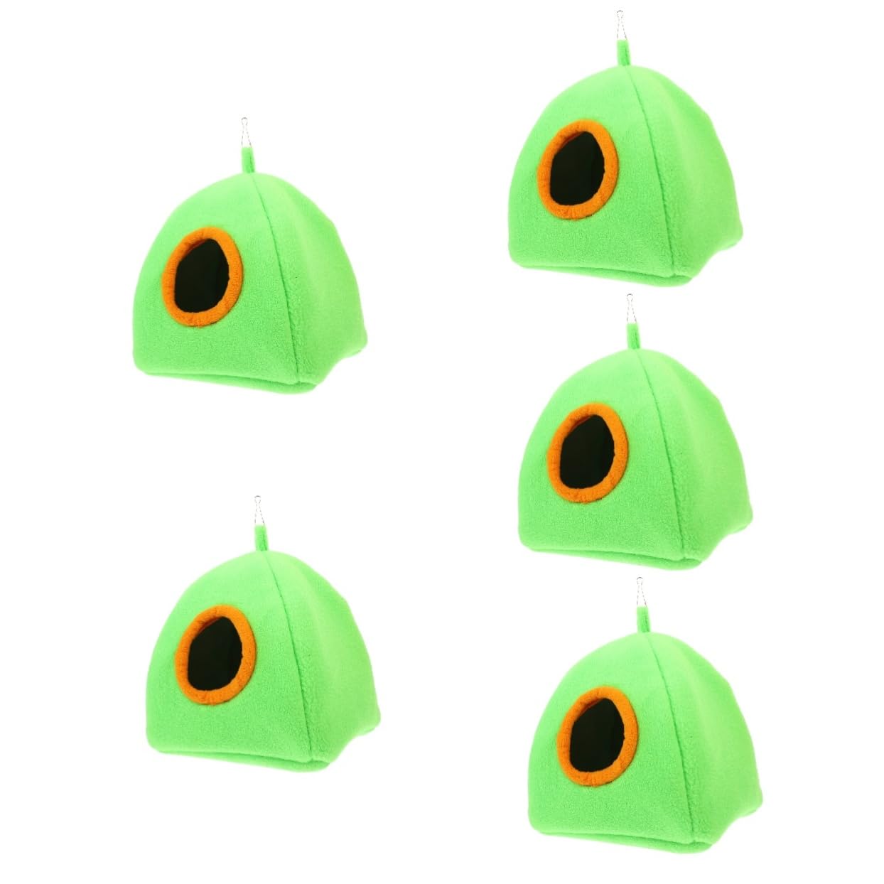 Beaupretty 5 Uds Nido De Hámster Hogar De Hámster De Peluche Pequeña Casa De Hámster Casa De Hámster Cálida Casa De Hámster Colgante Tienda De Juguete Hamaca De Felpa Escondite De Hámster
