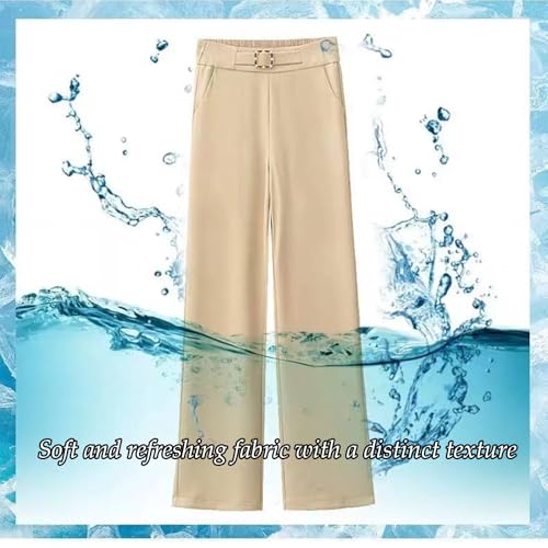 Zenacharm Pants - SoraGrace Women's Perfect Drape High Rise Pull-On Pants, Straight Elastic Wide Leg Dress Slacks3