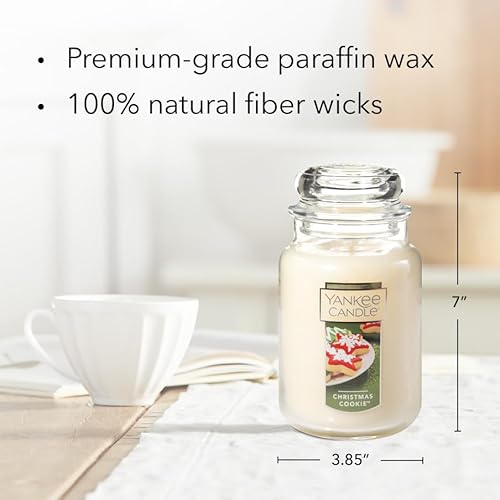 image for Yankee Candle Christmas Cookie Scented Classic 22oz Large Jar Single W