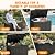 ROJIK Outdoor Storage Box, 55 Gallon Waterproof Deck Box, Weatherproof Resin Outside Storage Bin for Patio Furniture, Garden Tools, Pool Accessories, Cushion, Black